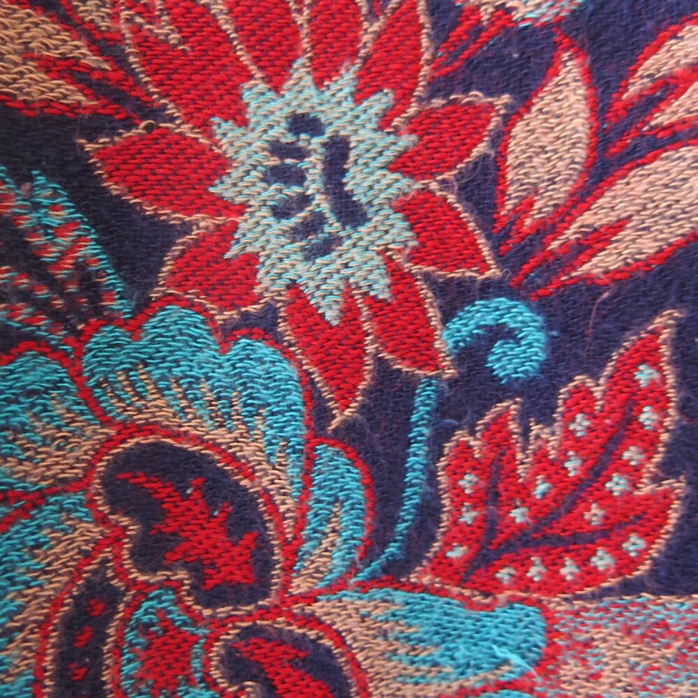 Time For Me Viscose Bohemian Floral Cardigan Kimono Top Size 2X( Fits Size S/M) - Picture 11 of 14